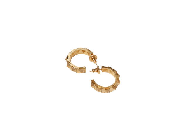 Valentino Garavani Valentino Garavani Rockstud Earrings In Gold - view 2