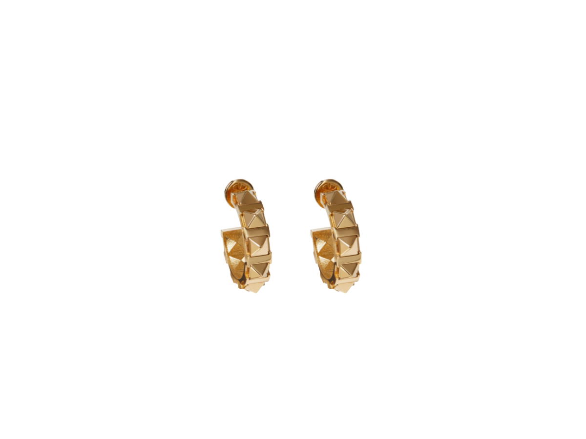 Valentino Valentino Rockstud Earrings In Gold