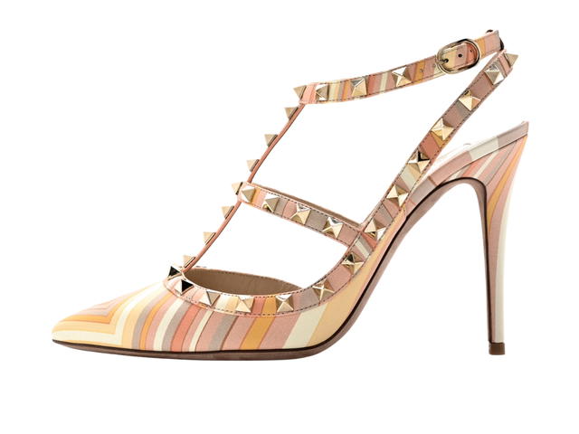 Valentino Garavani Valentino Garavani Rockstud Ankle Strap Multicolor (Women's) - view 2