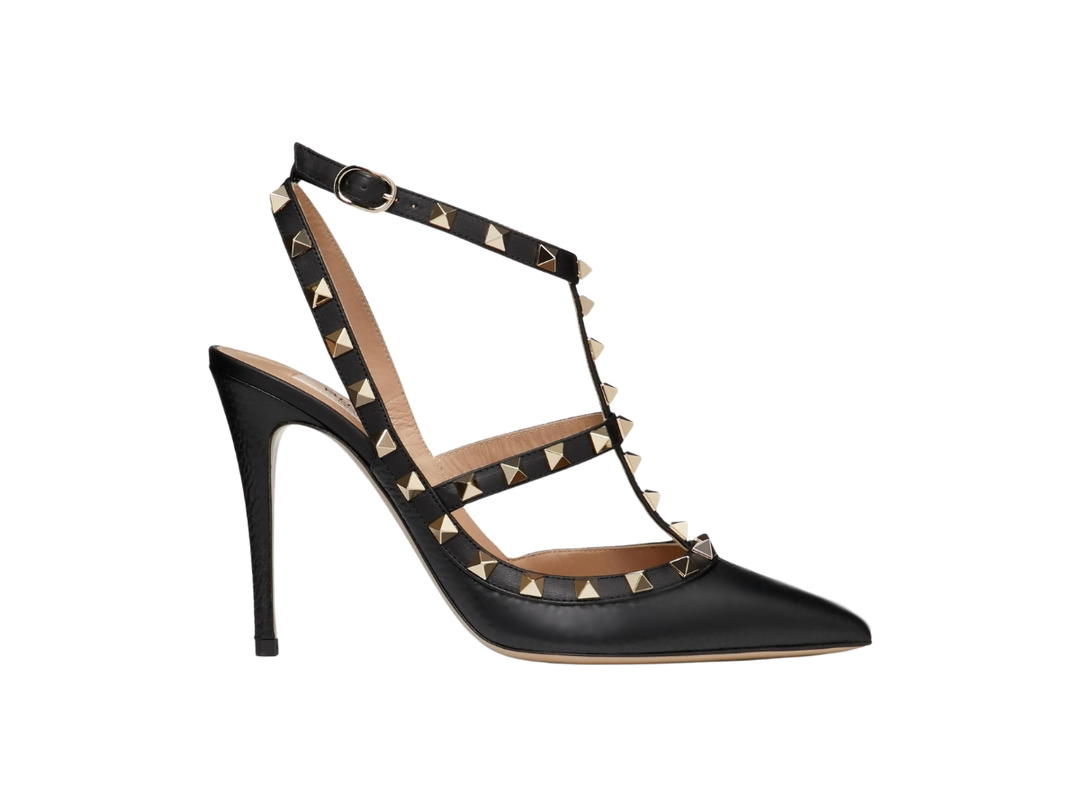 Valentino Garavani Valentino Garavani Rockstud Caged Pumps Black