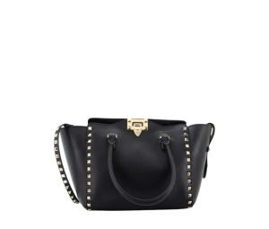 Buy Valentino Garavani Rockstud Tote Black at Sasom – Authentic and Ready to Ship