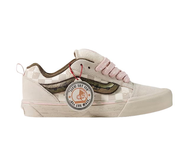 Vans Vans x Space Molly Knu Skool Shoe Beige Sepia Rose Pink - view 1