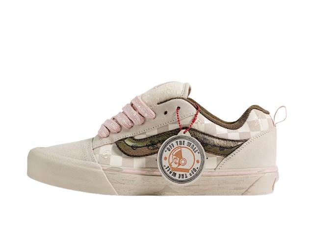 Vans Vans x Space Molly Knu Skool Shoe Beige Sepia Rose Pink - view 2