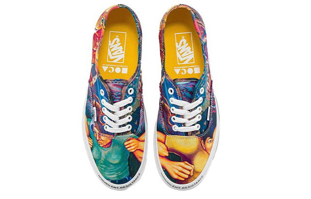 Chrome Hearts Vans Authentic Moca Judy Baca Triumph of the Hearts Multicolor - view 4