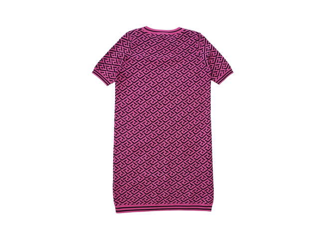 Versace Versace La Greca Dress Pink - view 2