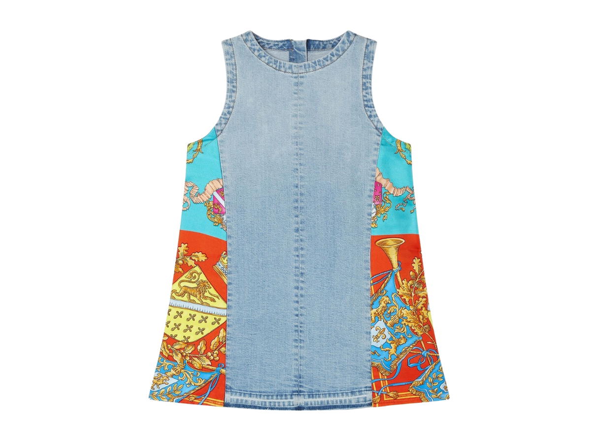 Gianni Versace Gianne Versace Royal Rebellion Mini Dress Denim