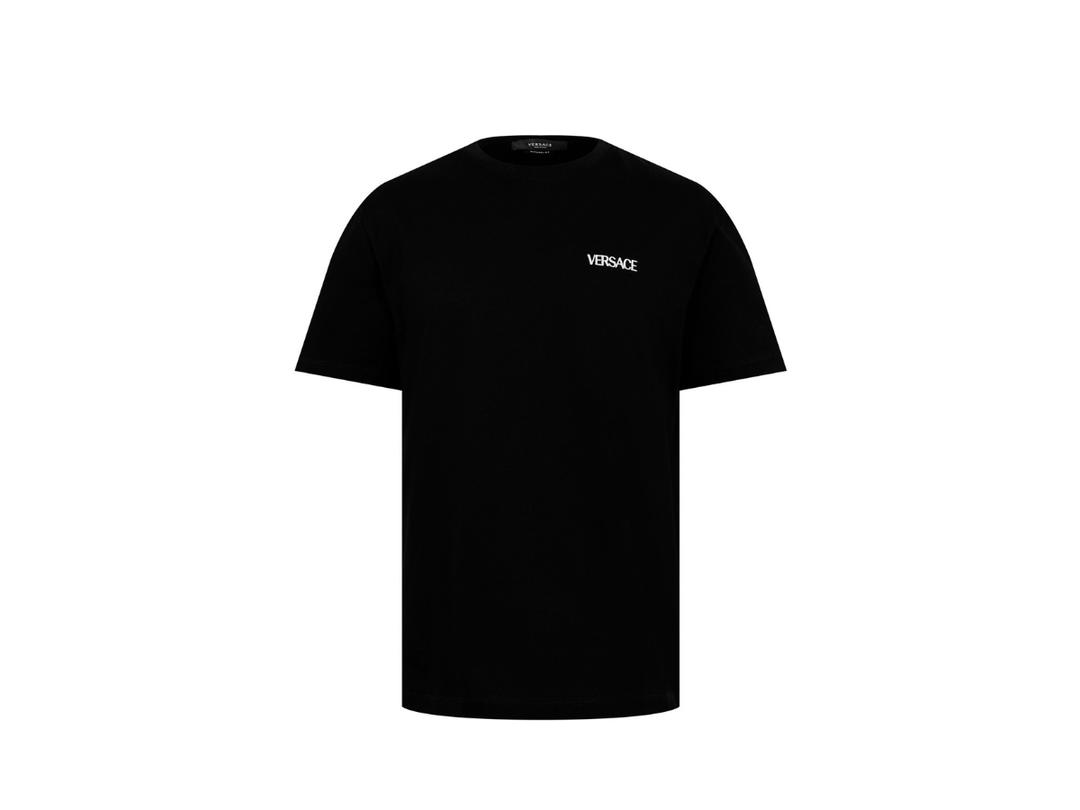 Versace Versace Fire Medu Logo T-Shirt Black