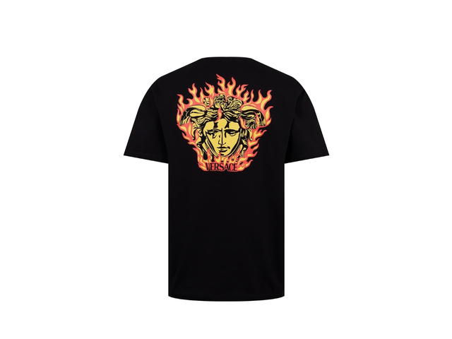 Versace Versace Fire Medu Logo T-Shirt Black - view 2
