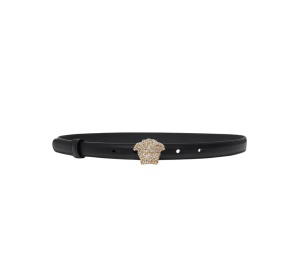 Buy Versace Crystal Belt Black at Sasom – Authentic and Ready to Ship