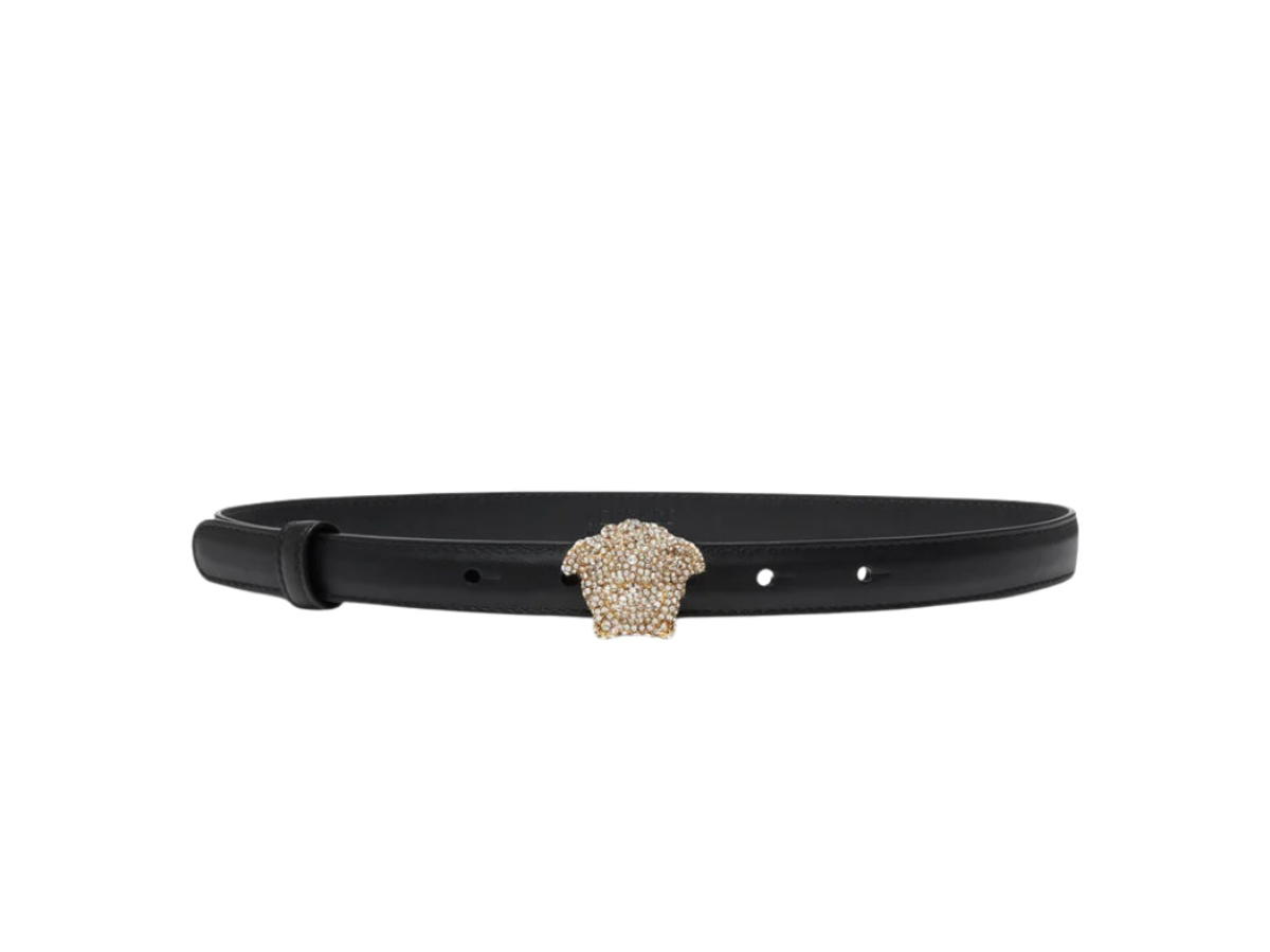 Versace Versace Crystal Belt Black