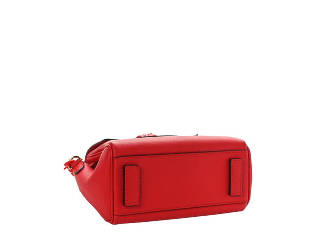 Versace Versace Grained Calfskin Small La Medusa Top Handle Bag Red - view 3