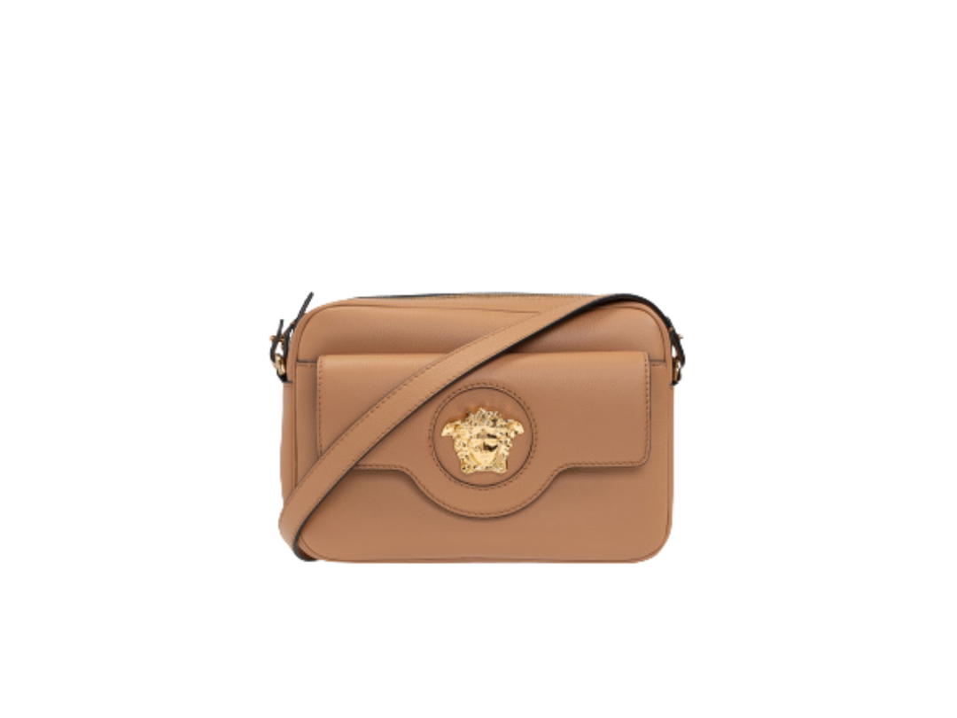 Versace Versace La Medusa Shoulder Bag Beige