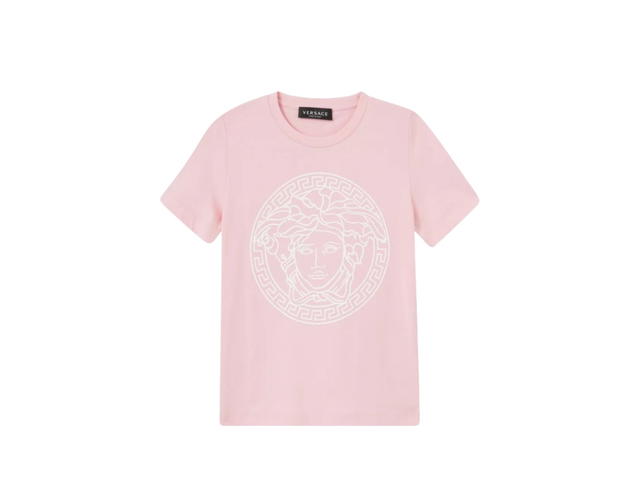 Versace Versace Medusa T-shirt in Organic Cotton Light Pink - view 1