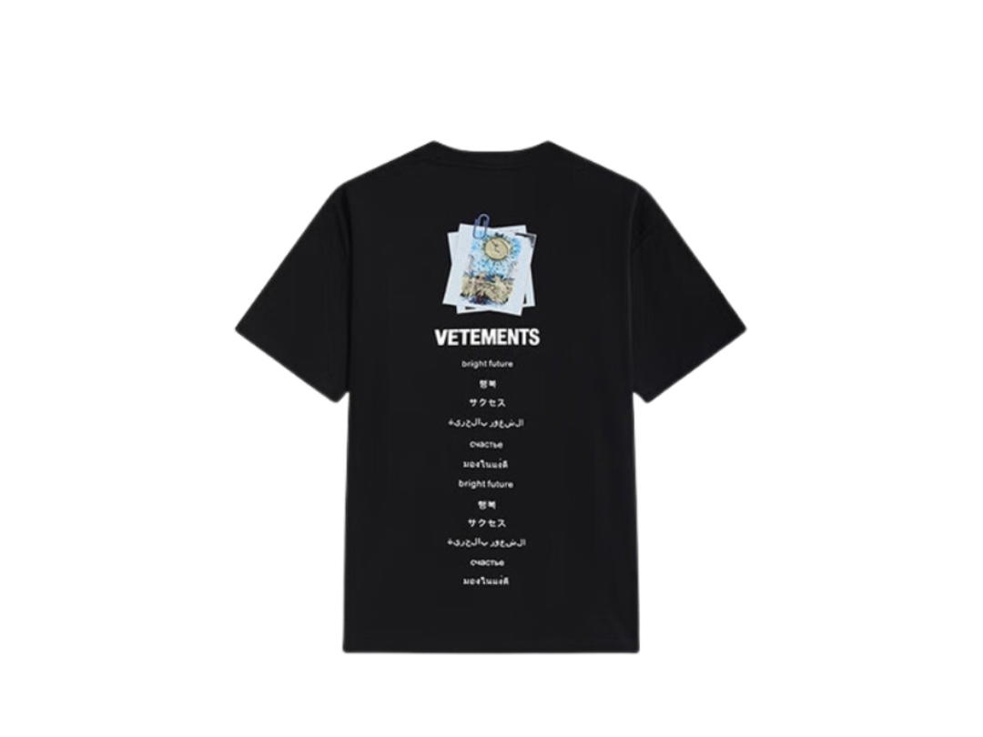 Vetements Vetements Fantasy Tarot Trend High-End Black