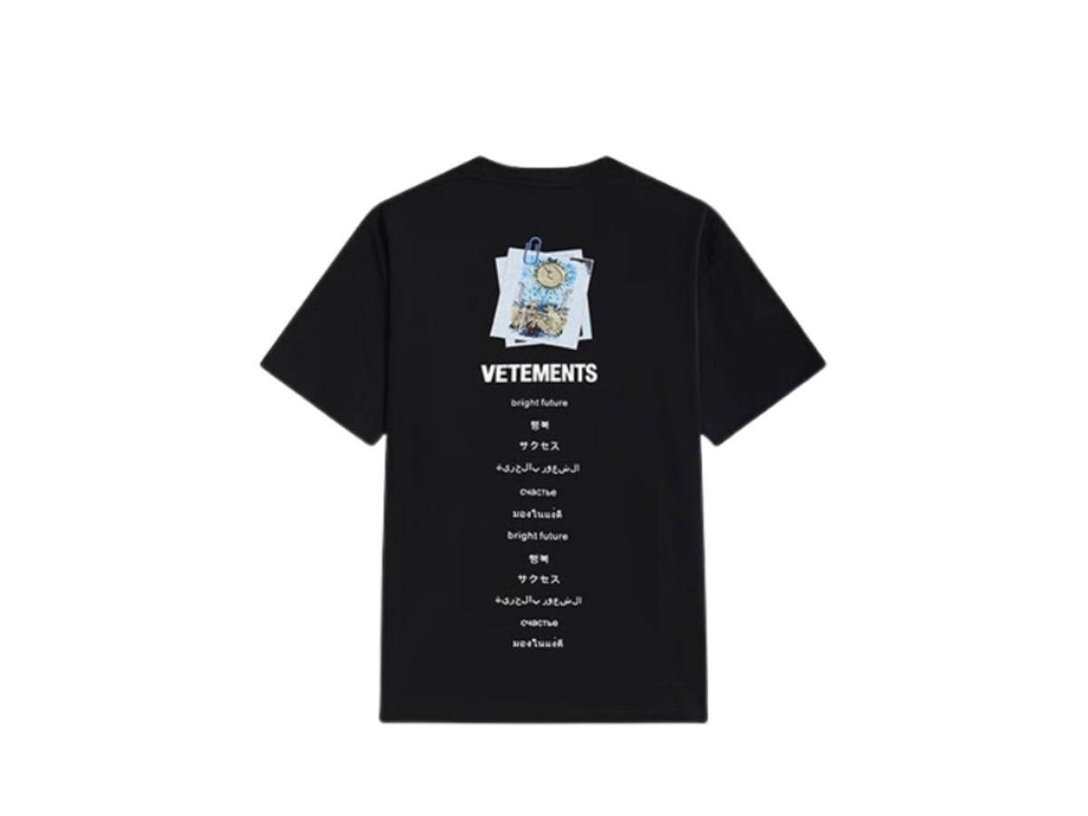 Vetements Vetements Fantasy Tarot Trend High-End Black