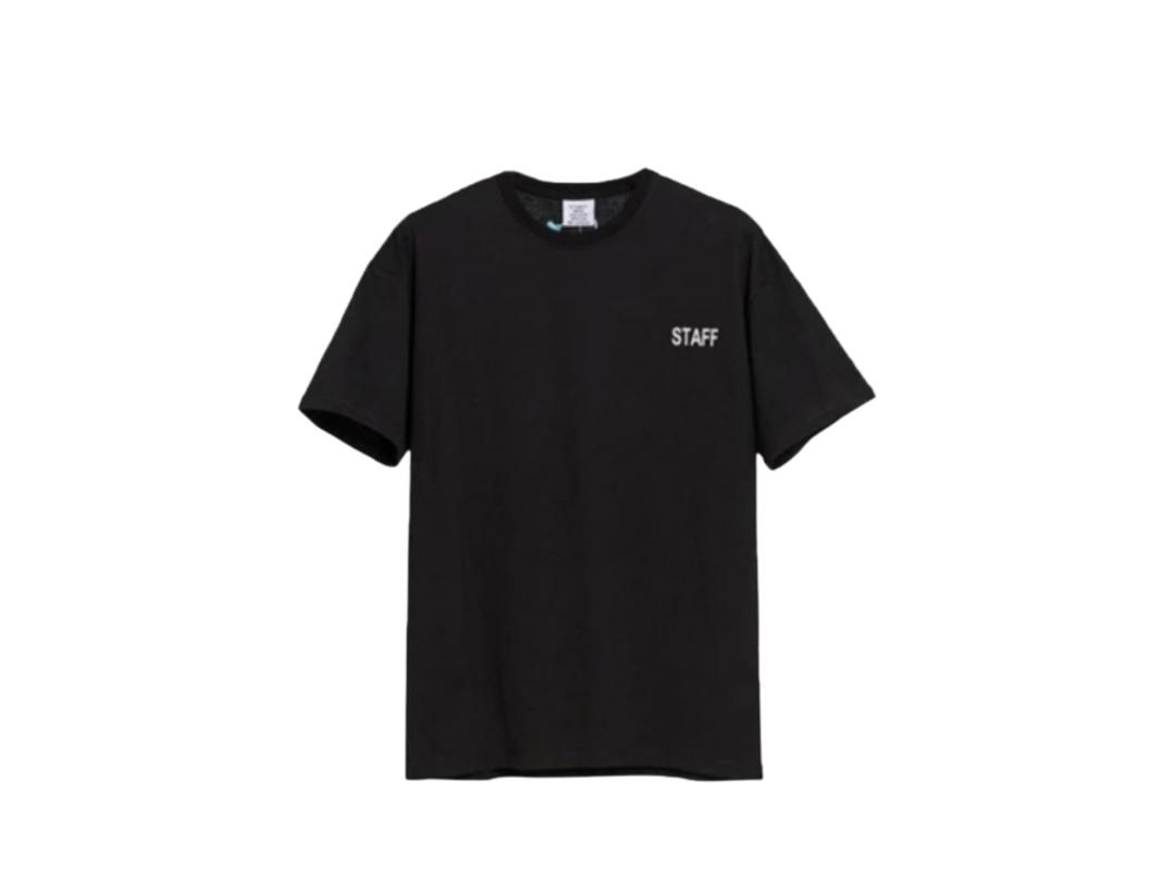 Vetements Vetements Reflective Staff Logo T-Shirt Black