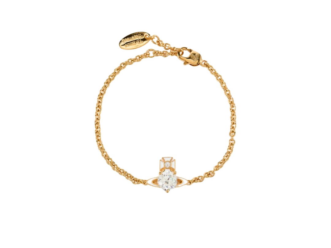 Vivienne Westwood Vivienne Westwood Millie Logo Bracelet Gold