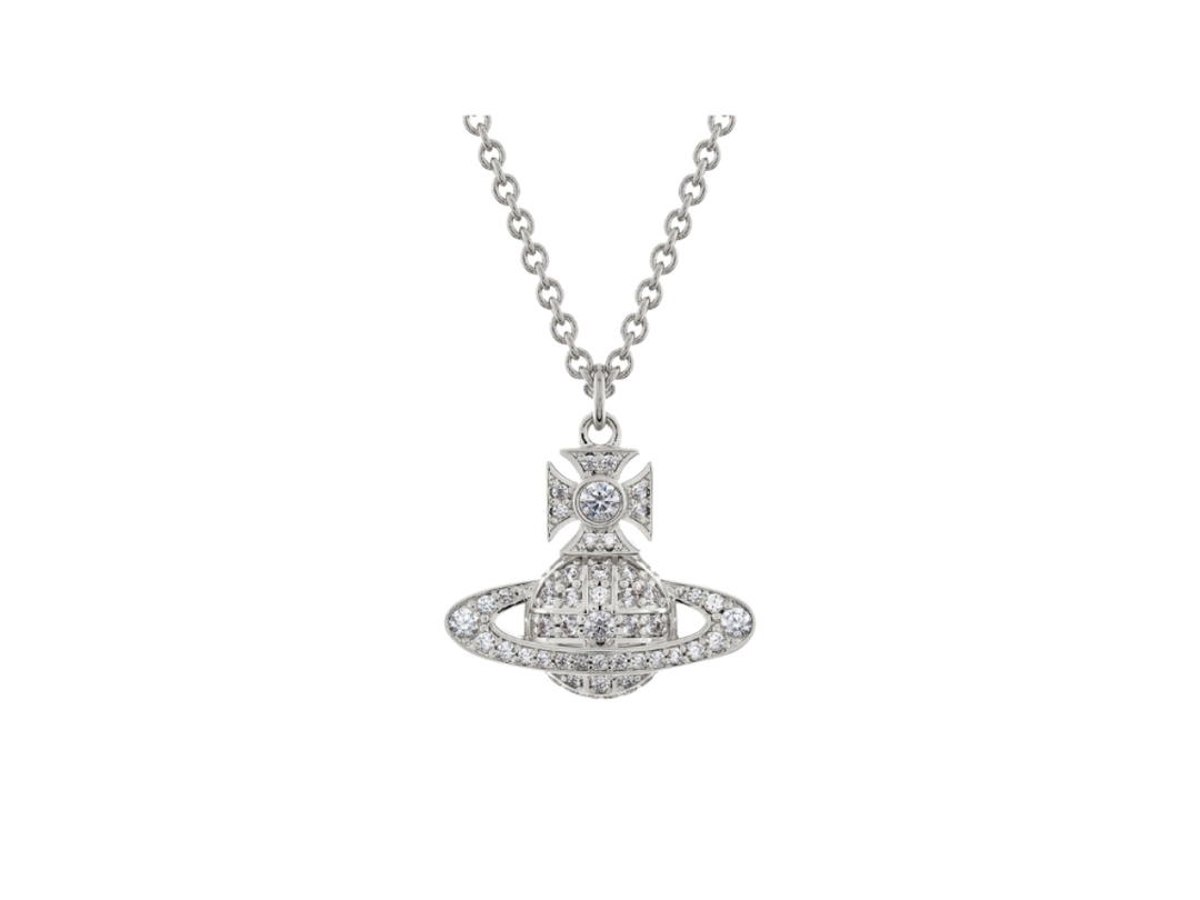 Vivienne Westwood Vivienne Westwood Carmela Cubic Zirconia Pendant Silver