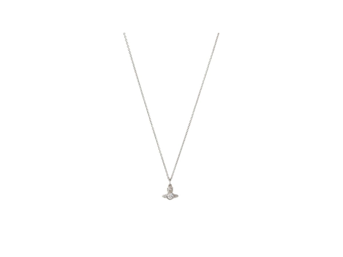 Vivienne Westwood Vivienne Westwood London Orb Small Saturn Necklace Silver