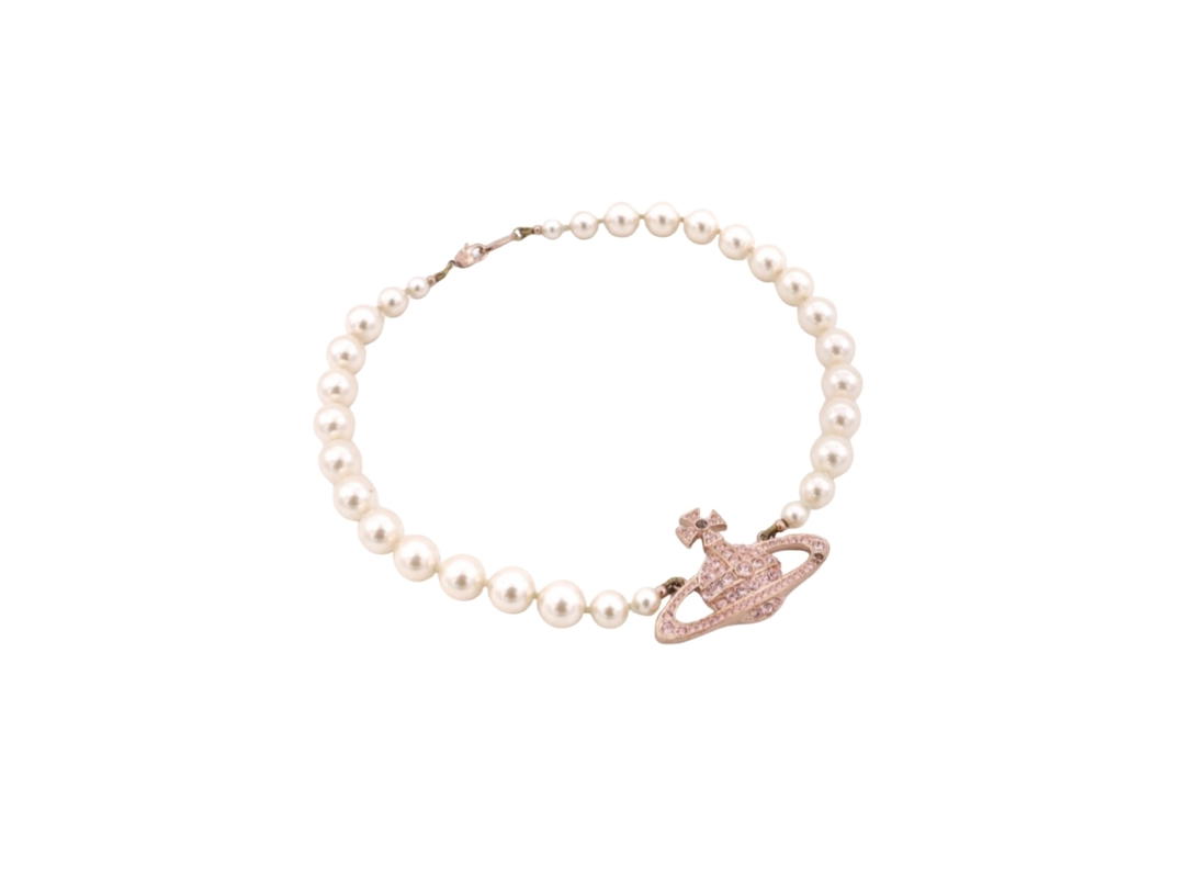 Vivienne Westwood Vivienne Westwood Necklace Pearl Gold Pink