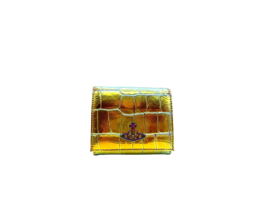 Vivienne Westwood Vivienne Westwood Iridescent Wallet Gold
