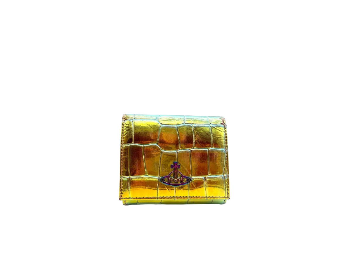 Vivienne Westwood Vivienne Westwood Iridescent Wallet Gold