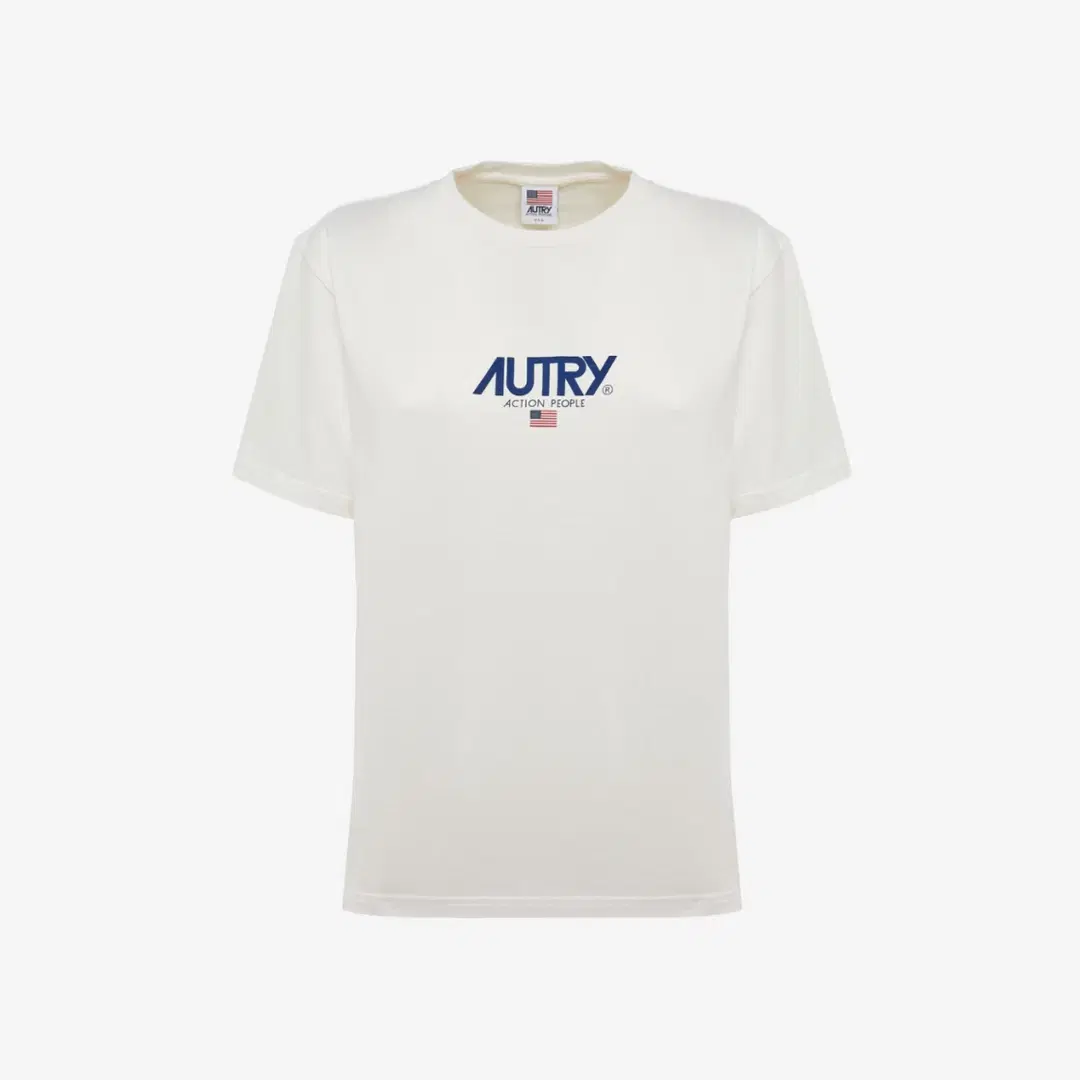 Autry (W) Autry Iconic Logo Crew Neck T-Shirt White