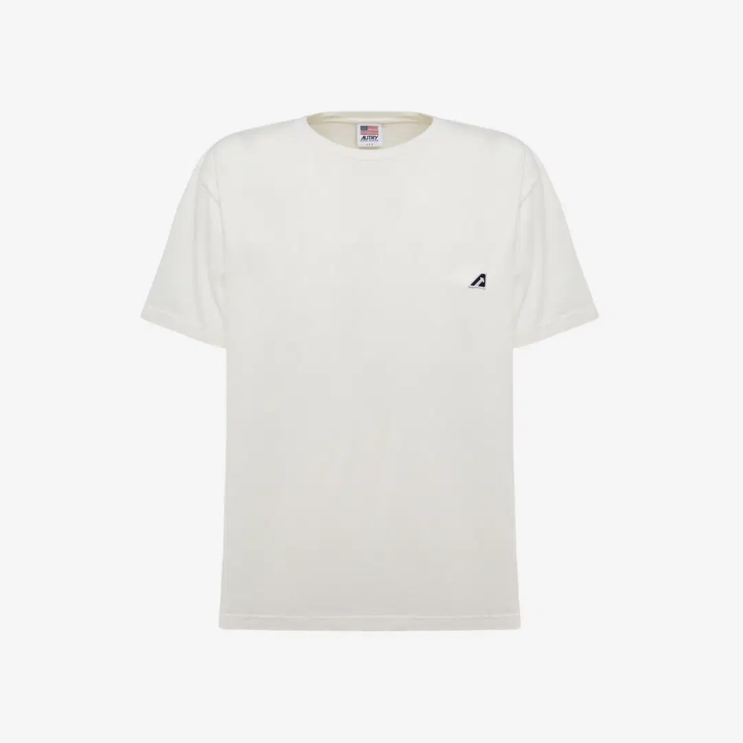 Autry (W) Autry Iconic Logo Patch Crewneck T-Shirt White
