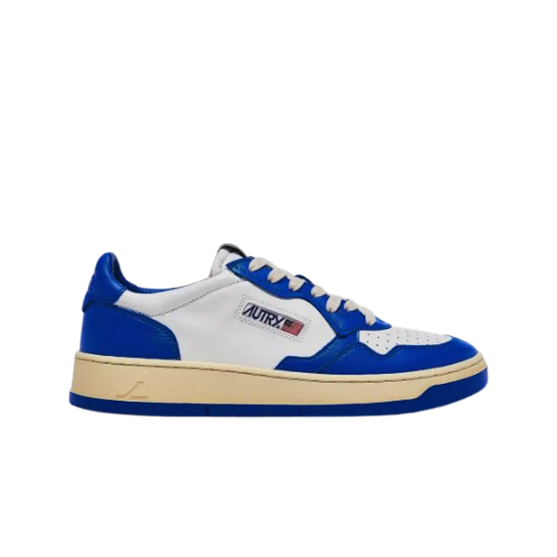 Autry (W) Autry Medalist Low Leather Sneakers Azure White