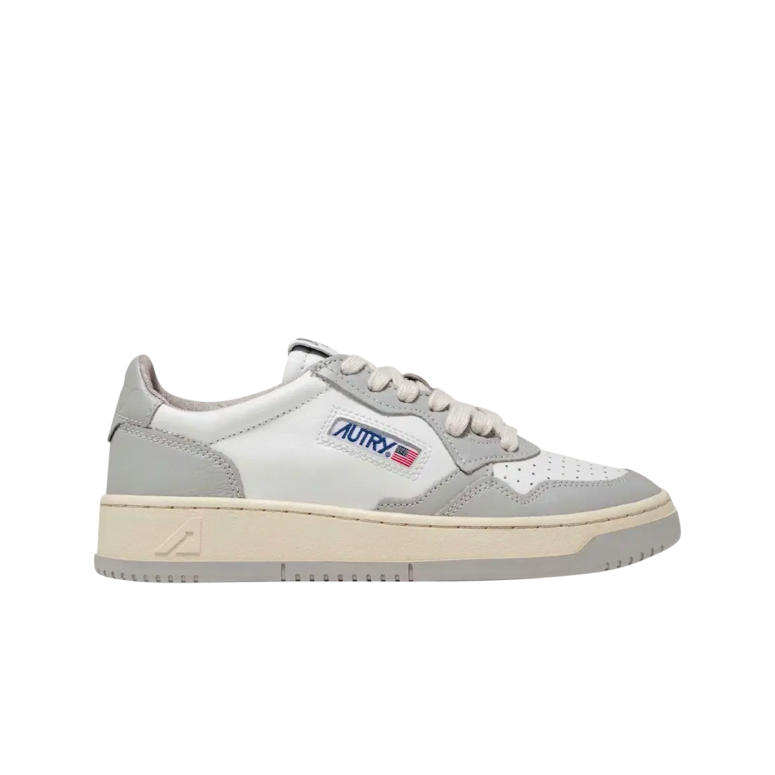 Autry (W) Autry Medalist Low Leather Sneakers Grey White