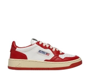 Buy (W) Autry Medalist Low Leather Sneakers Red White at Sasom – Authentic and Ready to Ship