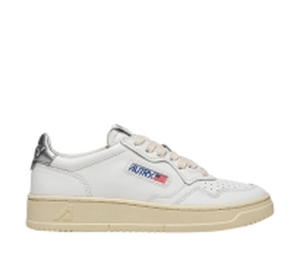 Buy (W) Autry Medalist Low Leather Sneakers White Silver at Sasom – Authentic and Ready to Ship