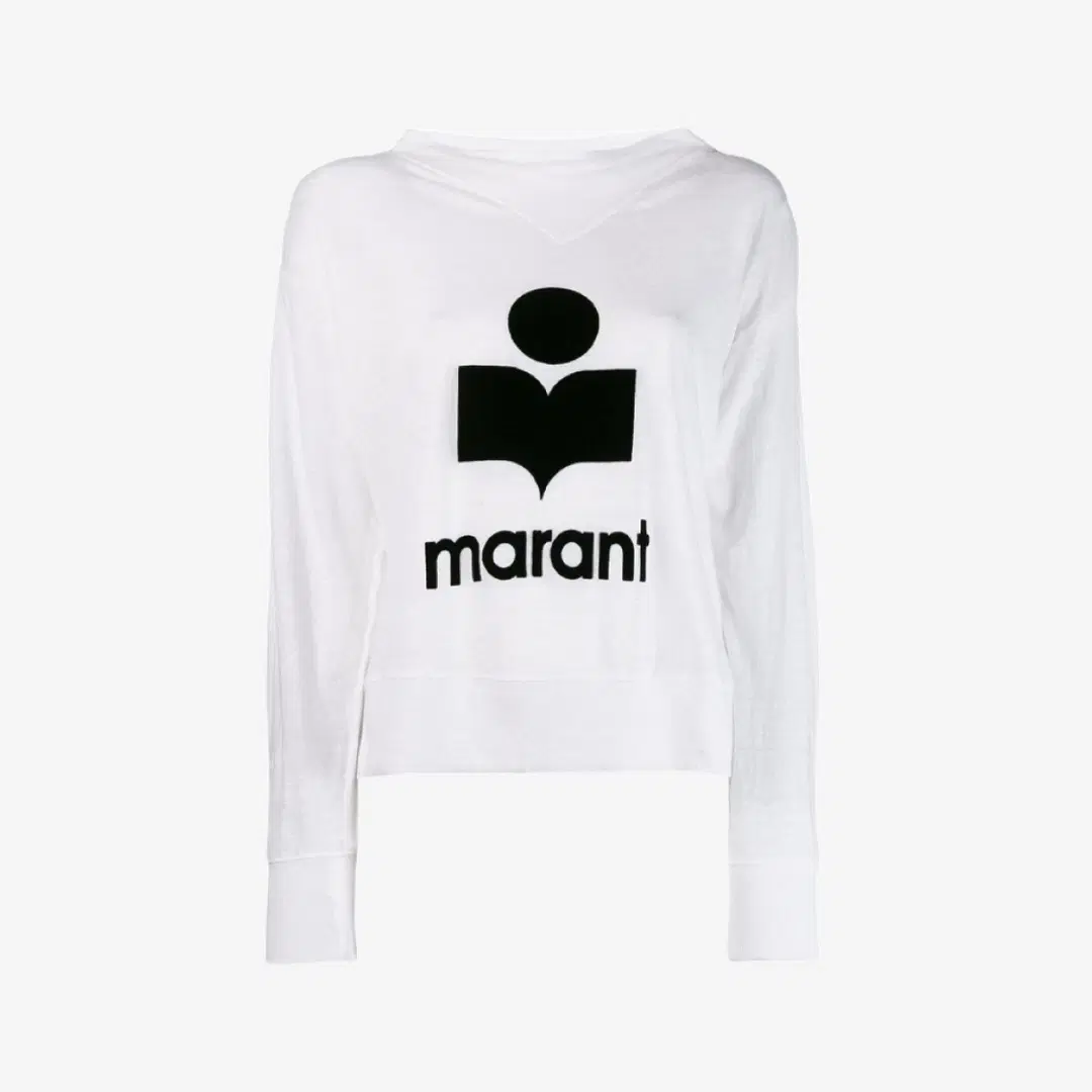 Isabel Marant (W) Isabel Marant Kilsen Linen LS T-Shirt White