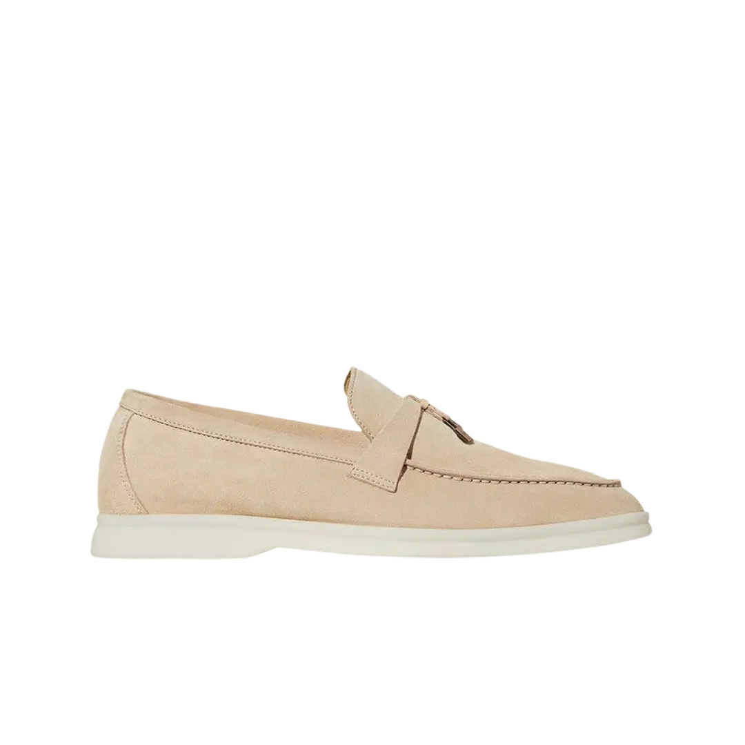 Loro Piana (W) Loro Piana Summer Charms Walk Suede Calfskin Windy Dunes