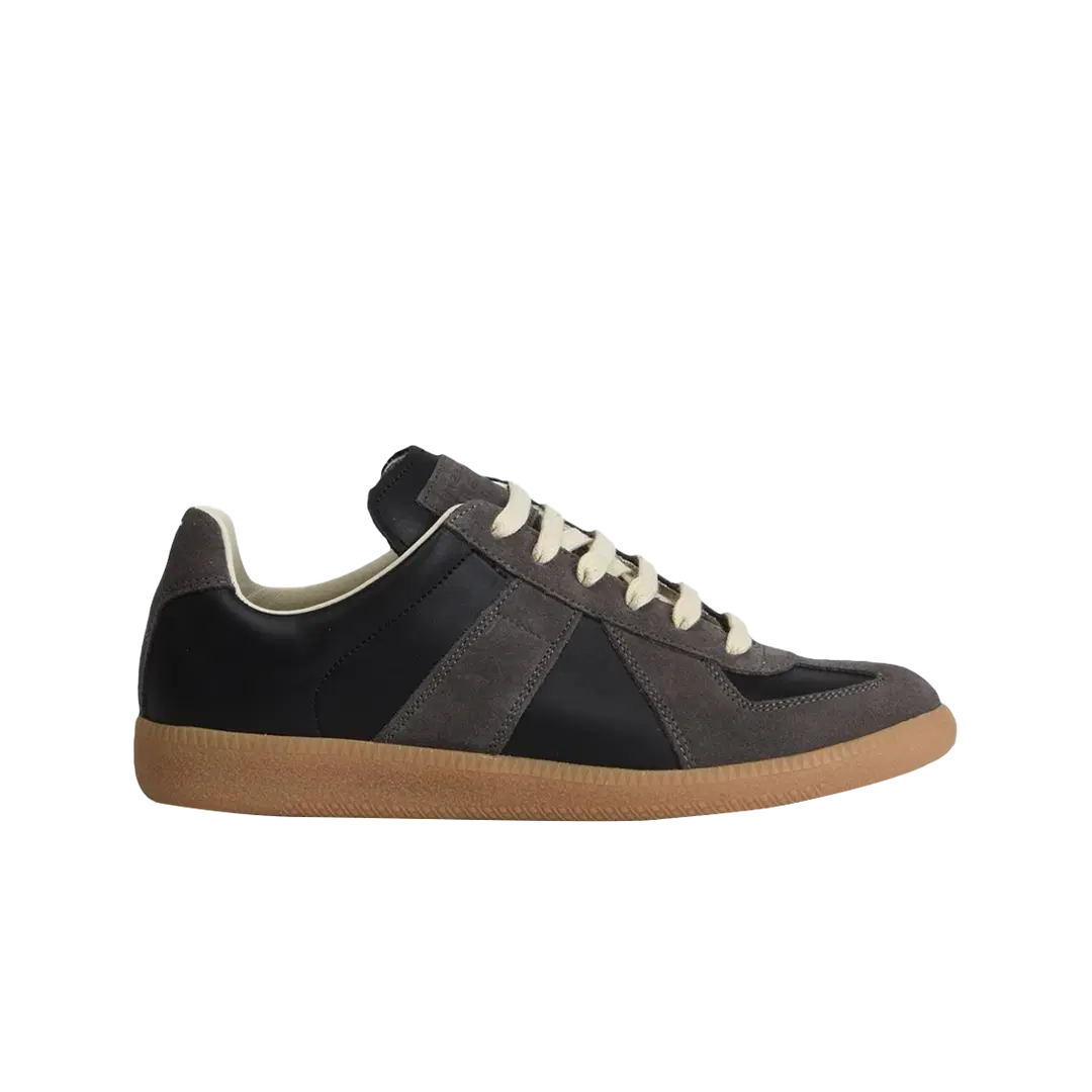 Maison Margiela (W) Maison Margiela Calfskin Replica Sneakers Black