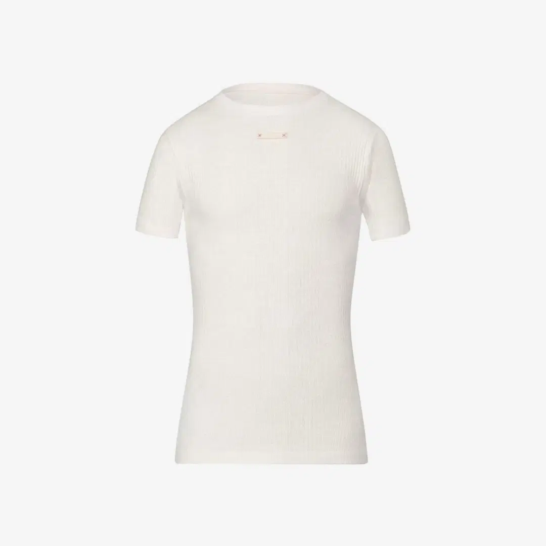 Maison Margiela (W) Maison Margiela Fancy Rib T-Shirt Off White