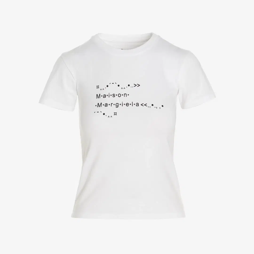 Maison Margiela (W) Maison Margiela Font Generator T-Shirt White