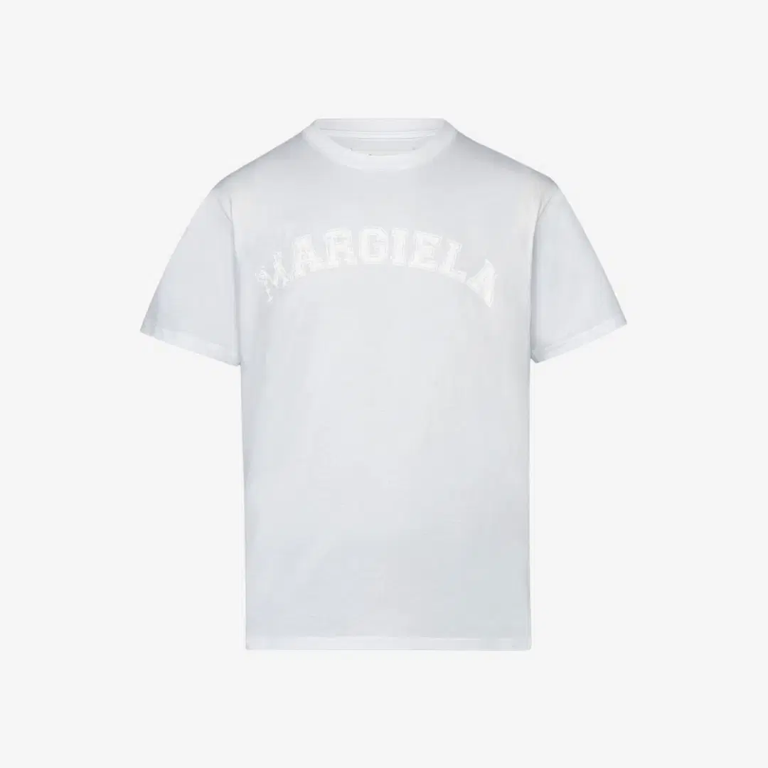 Maison Margiela (W) Maison Margiela Logo Cotton Jersey T-Shirt Winter White
