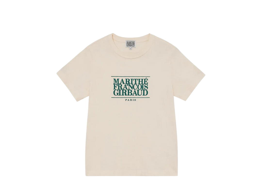 Marithe Francois Girbaud (W) Marithe Francois Girbaud Classic Logo T-Shirt Light Beige