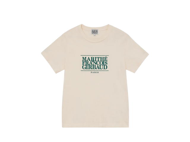 Marithe Francois Girbaud (W) Marithe Francois Girbaud Classic Logo T-Shirt Light Beige - view 1