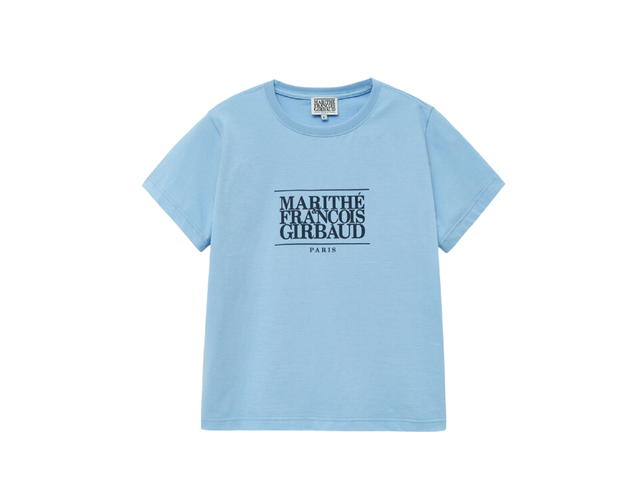 Marithe Francois Girbaud (W) Marithe Francois Girbaud Classic Logo T-Shirt Sky Blue - view 1