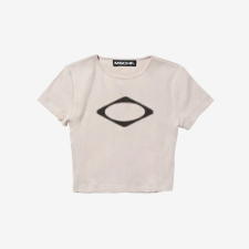 Buy (W) Mischief Rhombus Blur T-Shirt Mini Light Beige at Sasom – Authentic and Ready to Ship