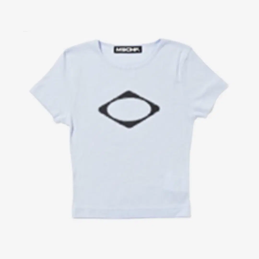 Mischief (W) Mischief Rhombus Blur T-Shirt Mini Sky Blue - The Hyundai Seoul Exclusive