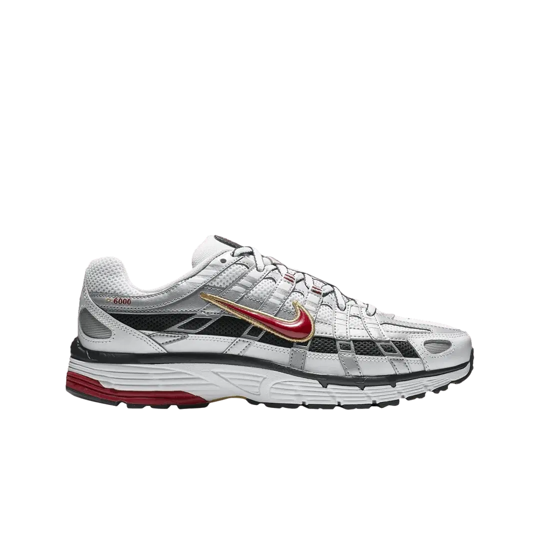 Nike Nike P-6000 White Gold Red (Women's)