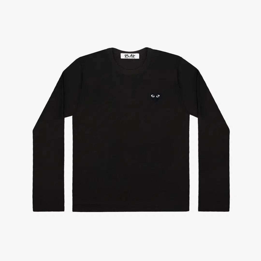 Comme des Garcons (W) Play Comme des Garcons Black Heart LS T-Shirt Black