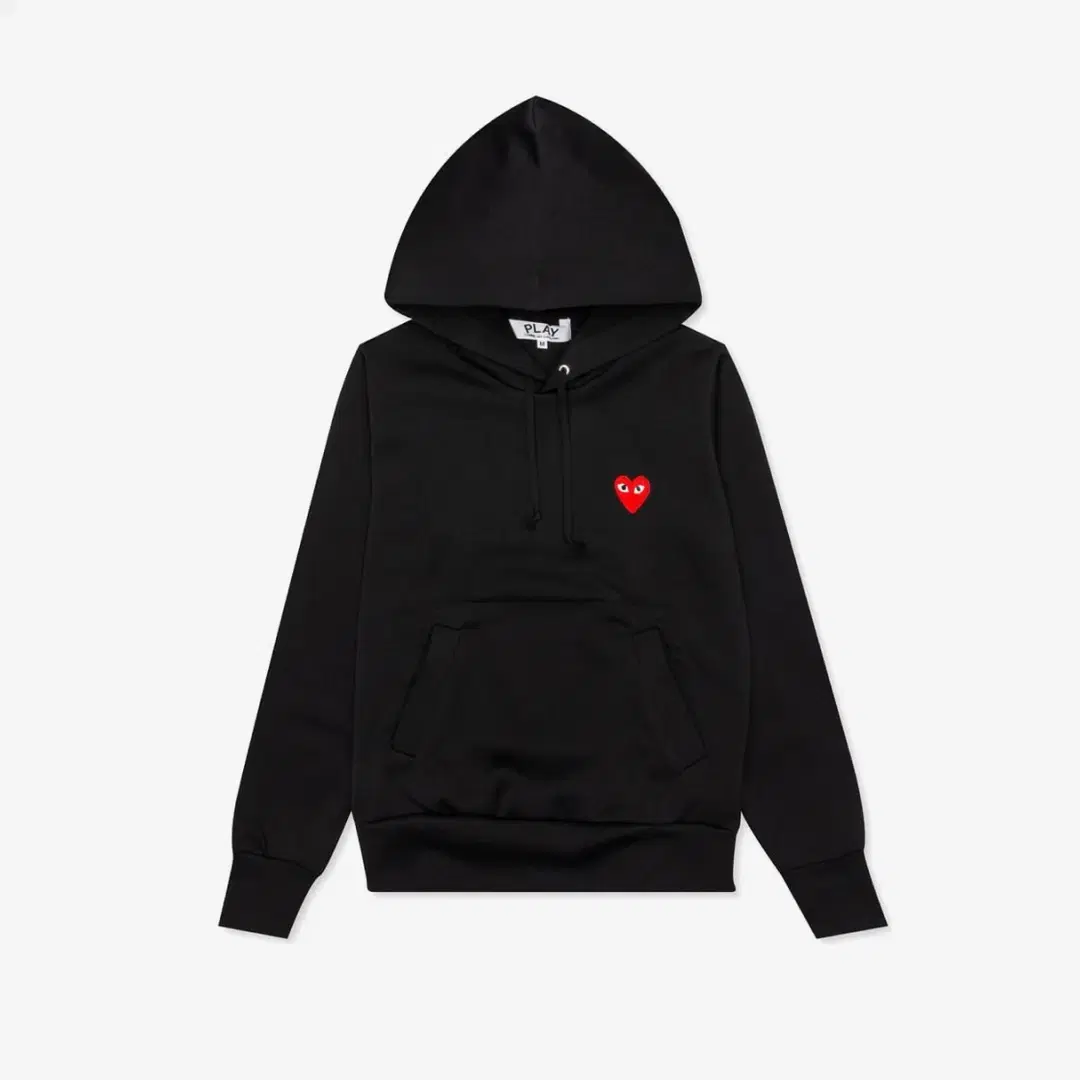 Comme des Garcons (W) Play Comme des Garcons Hooded Sweatshirt Black