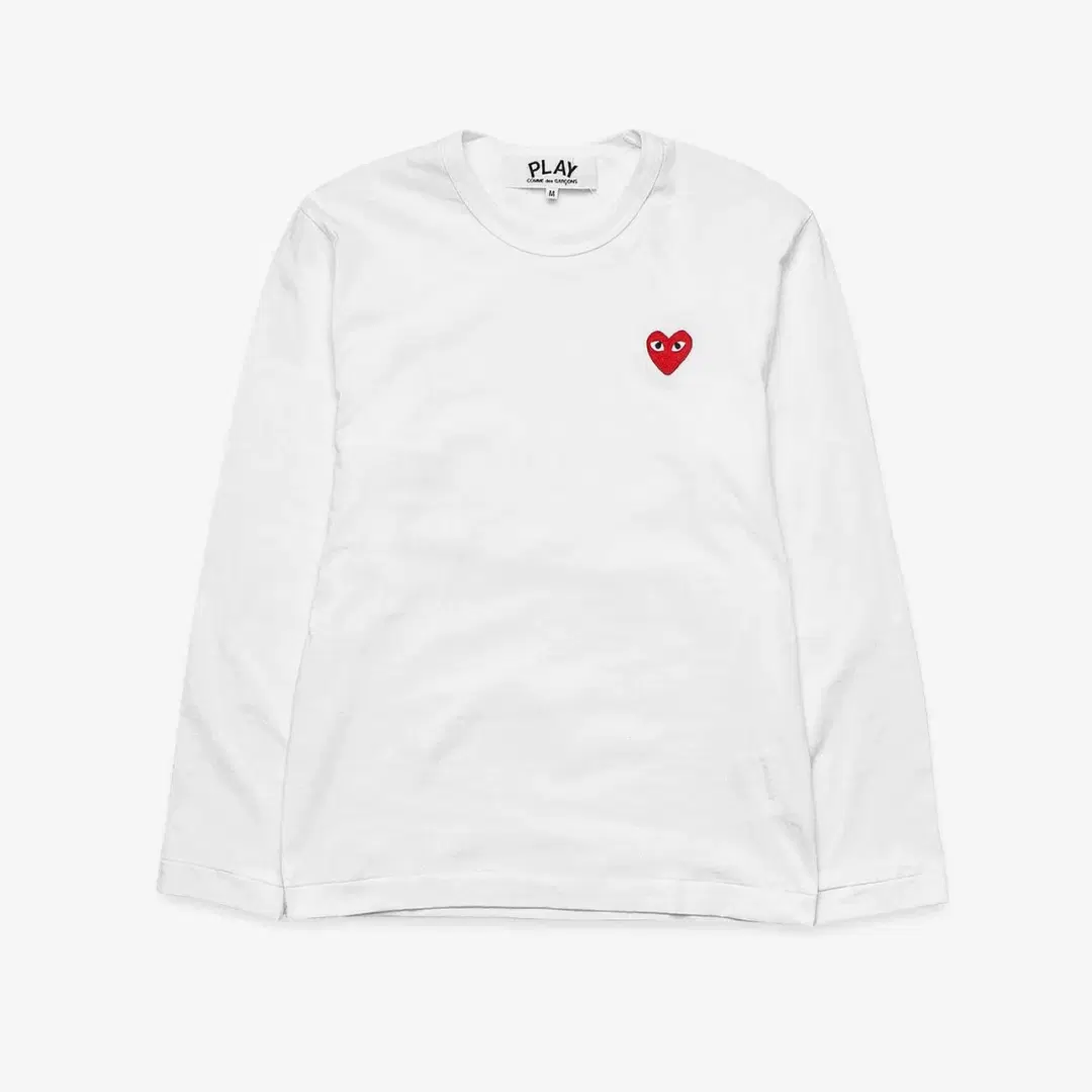 Comme des Garcons (W) Play Comme des Garcons LS T-Shirt White