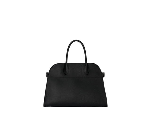 The Row The Row Soft Margaux 12 Bag In Leather Black - view 1