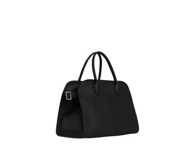 The Row The Row Soft Margaux 12 Bag In Leather Black - view 2