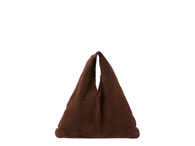 The Row The Row Small Bindle Bag In Suede Tobacco - view 1